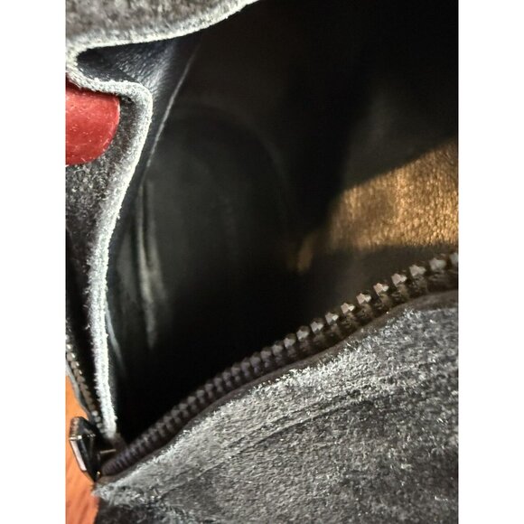 Alexander Wang Over The Knee Black Suede Leather Boots Stiletto Heel Size 37 GUC - Picture 11 of 13